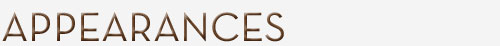 Appearances Header